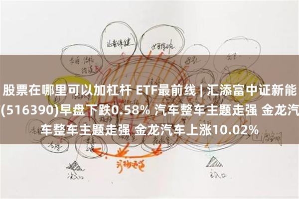 股票在哪里可以加杠杆 ETF最前线 | 汇添富中证新能源汽车产业ETF(516390)早盘下跌0.58% 汽车整车主题走强 金龙汽车上涨10.02%